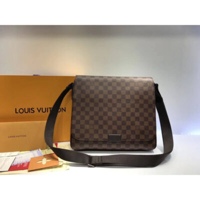 Replica Louis Vuitton Damier Ebene Canvas District Mm N41213